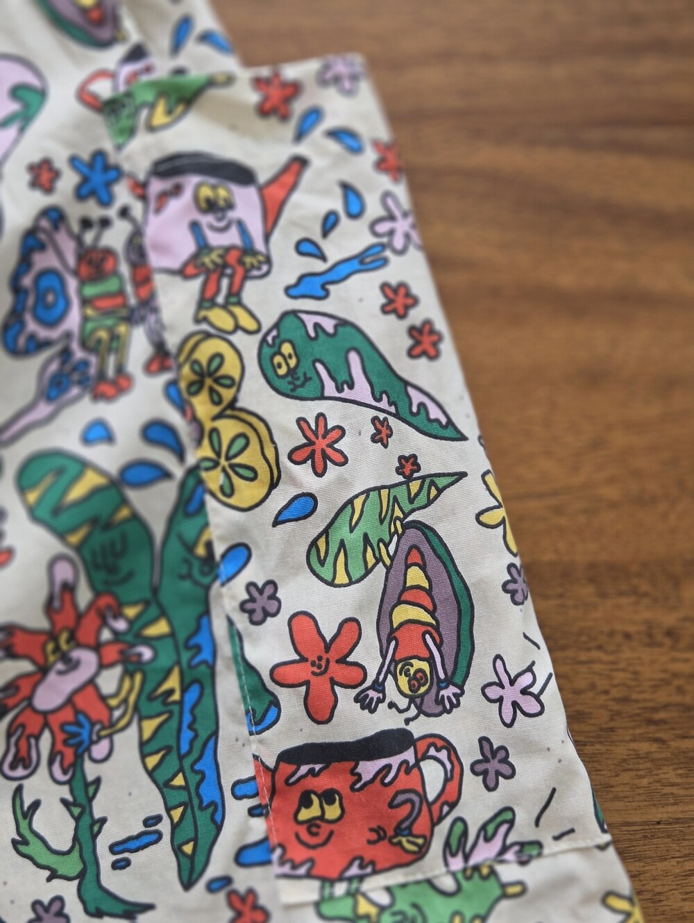 Nooworks Big Pocket Dress Bug Out Aga Giecko Medium NWOT - Picture 4 of 7